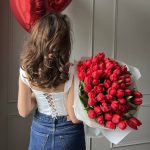 Red passion —   51 tulips