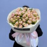 Букет Blush whisper - 51 peony tulip