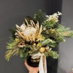 Compoziție de iarnă „Golden glow”