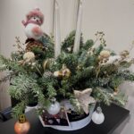 Зимняя композиция Candlelit Forest