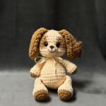 Toy — knitted dog “Brownie”
