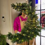 Новогодний венок Сияющий полумесяц