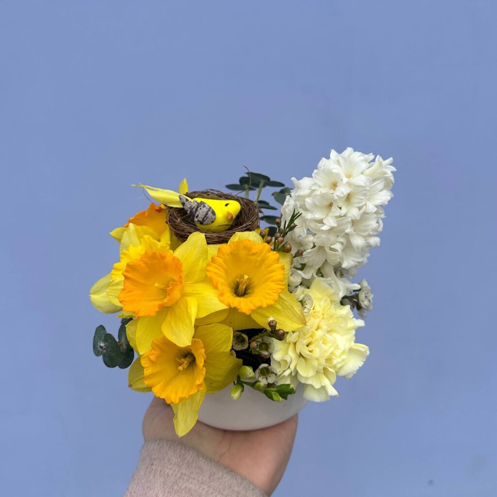 Velvet Spring Easter composition