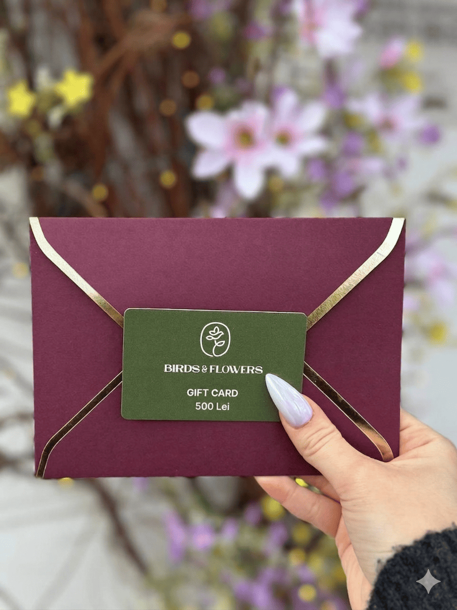 Certificat cadou Birds&Flowers 500 Lei