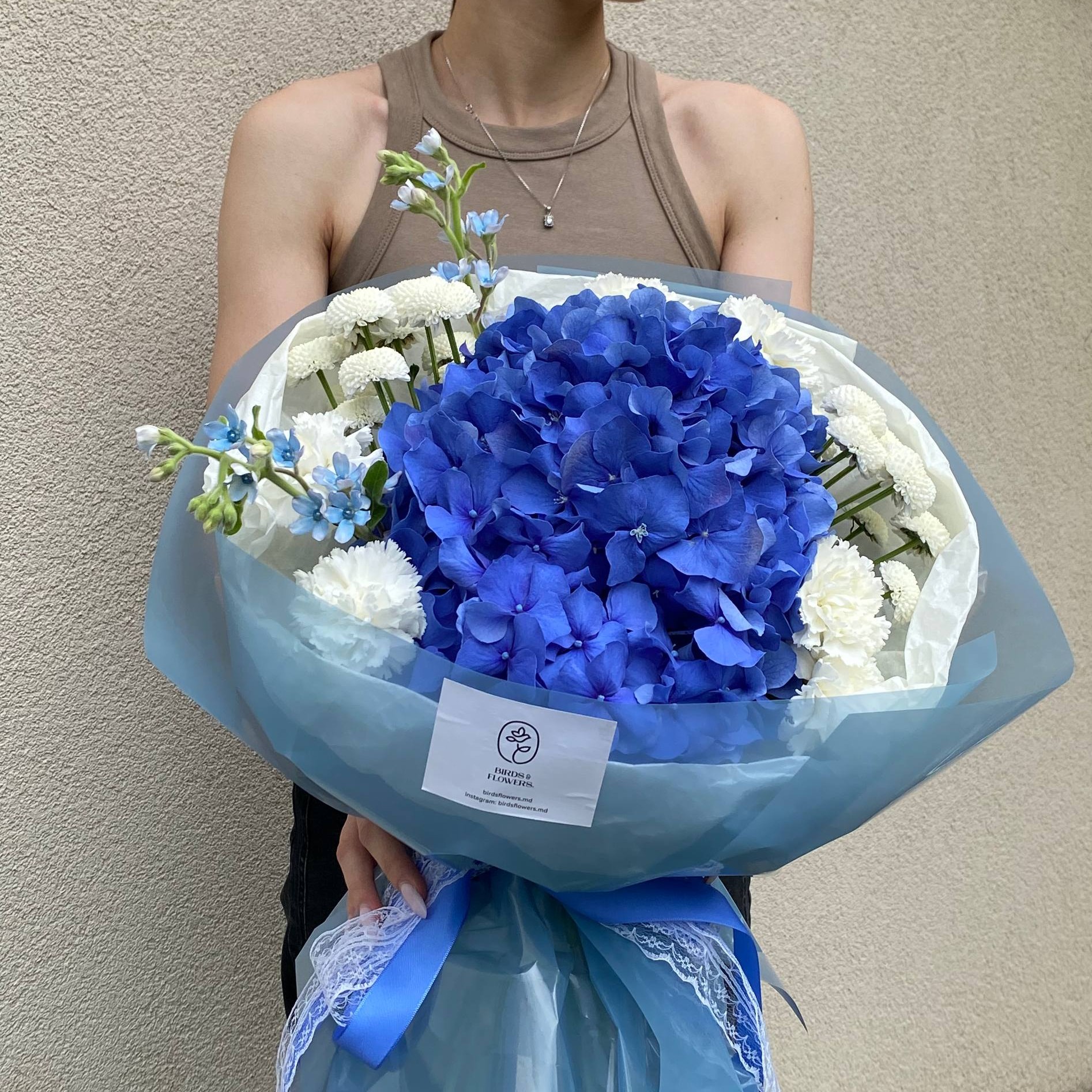 Buchet Blue Serenity